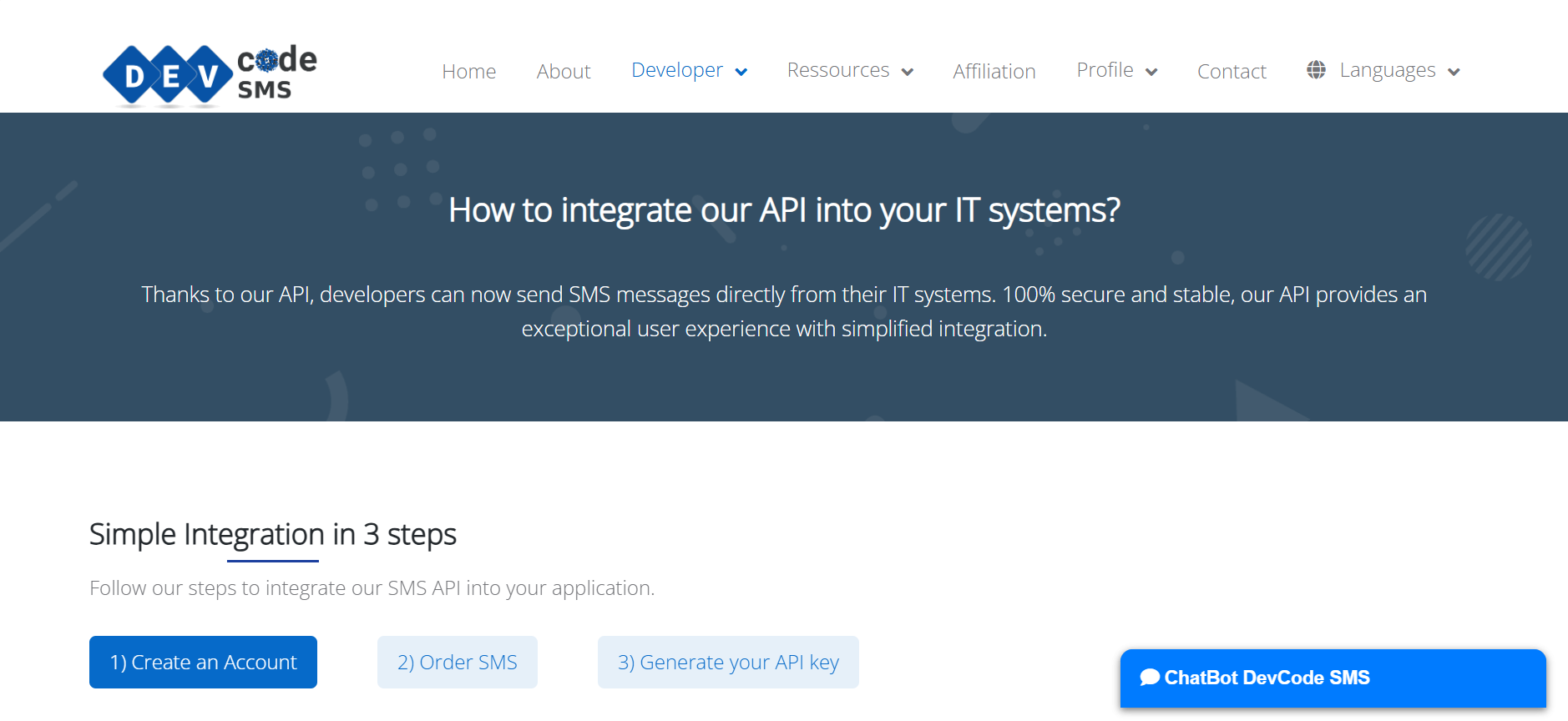 API
